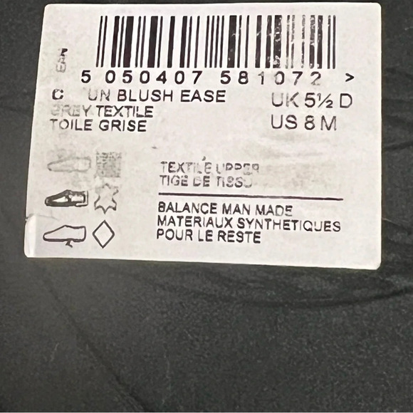 Clark’s unstructured women’s shoes 8 medium wool blend - Picture 6 of 6